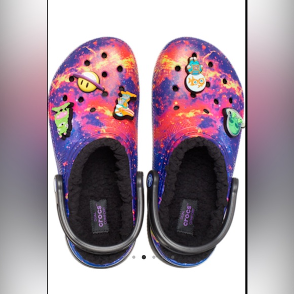 Ron English Limited Edition Crocs. Plush lined clog, size 10M/12W. - Picture 2 of 3